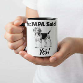 Taza Beagles Mug/ tipografía