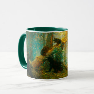 Taza Bear Cubs Ivan Shishkin Vintage Art