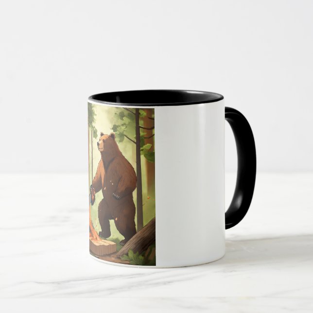 Taza Bear Hug Mug: Confort acogedor y calor en cada sip (Anverso derecho)
