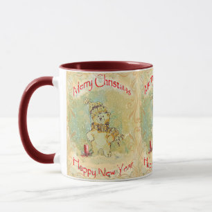 Taza Beary Merry Christmas Mug