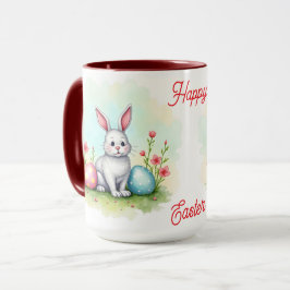 Taza Beautiful Cute Easter Bunny Collection