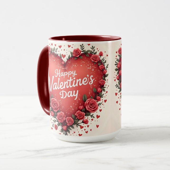 Taza Beautiful Luxury Floral Love Trendy Collection (Anverso izquierdo)