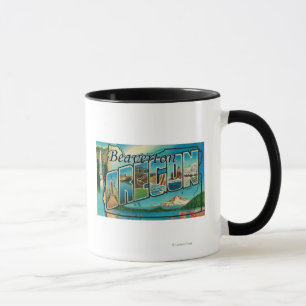 Taza Beaverton, Oregón - Escenas de letras grandes