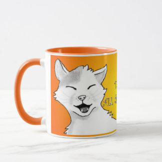 Taza ¡Beba TODO EL café! Gato