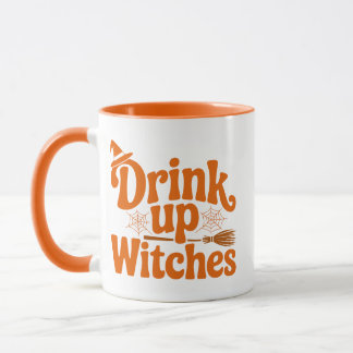 Taza Beban Brujas Retro Halloween