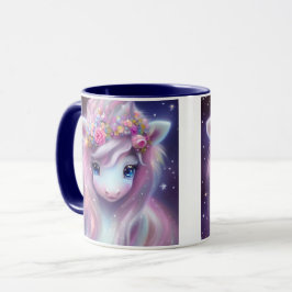 Taza Bebé Adorable Fantasy Unicorn