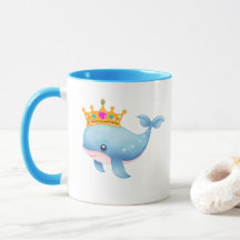 Bebé Ballena Tema Bebé Mug