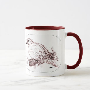 Taza Bebé de luto de la paloma