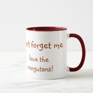 Taza Bebé dulce de la fauna del orangután