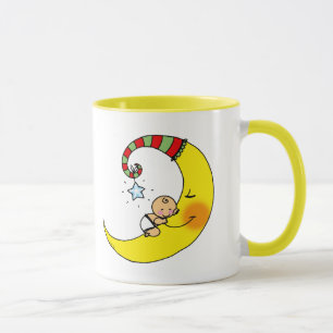Taza Bebé durmiente en la luna