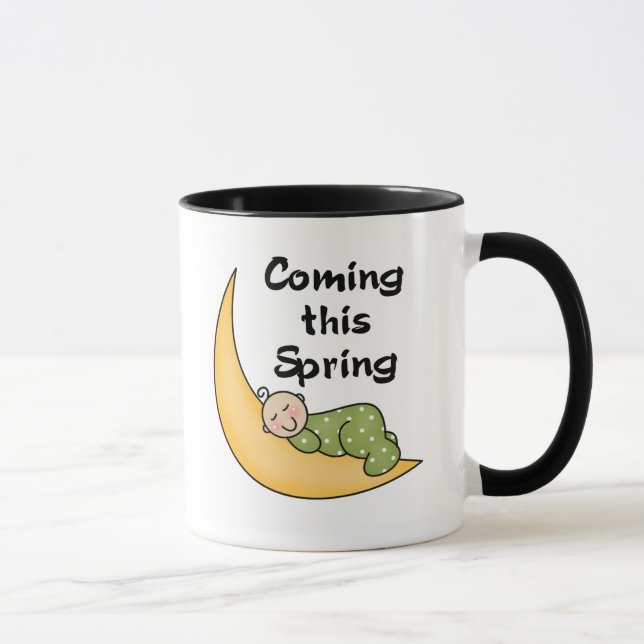 Taza Bebé el la primavera de la luna (Derecha)