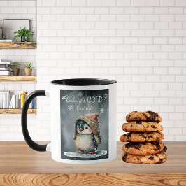 Taza Bebé hace frío fuera del pingüino