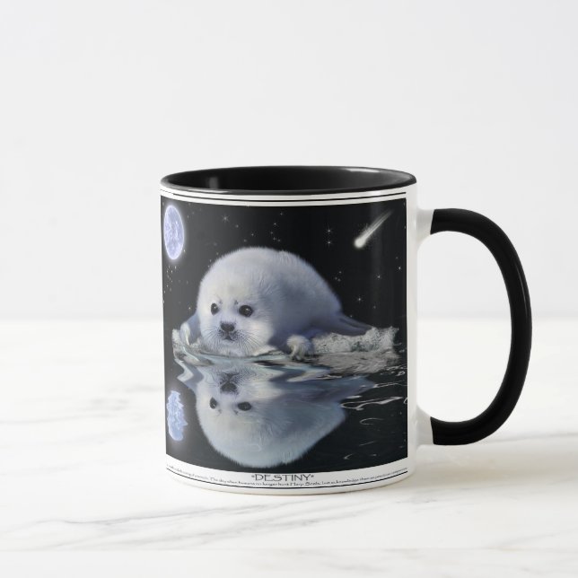 Taza Bebé Harp Seal & Moon Willife Supporter Giganton (Derecha)