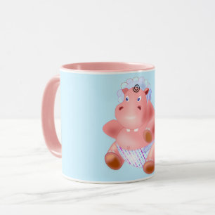 Taza Bebé Hippo Funny Mug