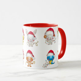 Taza Bebé Navidades  Bebés Navidad Gorra café de vacaci