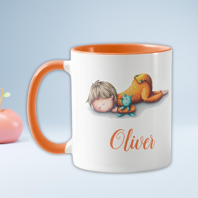 Taza Bebé neutro con ducha de bebé para dormir (Subido por el creador)