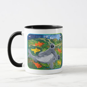 Taza Bebé tiburón "Arte de niños"