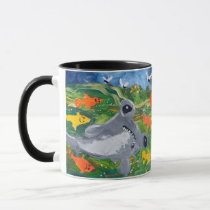 Taza Bebé tiburón "Arte de niños"