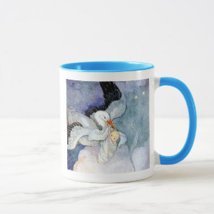 Taza Bebé y cigüeña