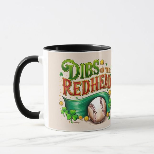 Taza Bebés en la camioneta de béisbol de St. Patrick (Izquierda)