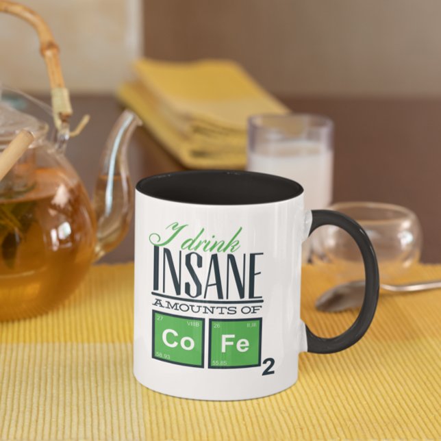 Taza Bebí cantidades demenciales de química graciosa de (Subido por el creador)