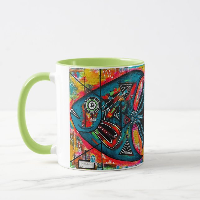 Taza Bebida "Triangle Fish" "rara vez vista" (Izquierda)