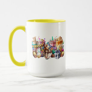 Taza Bebidas de café Fancy Bunny de Pascua