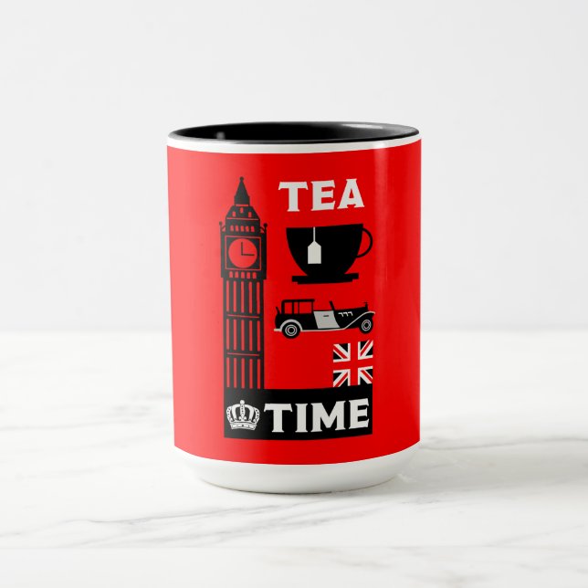 Taza Bebidas de té clásicas británicas (Centro)