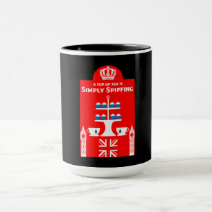 Taza Bebidas de té clásicas británicas