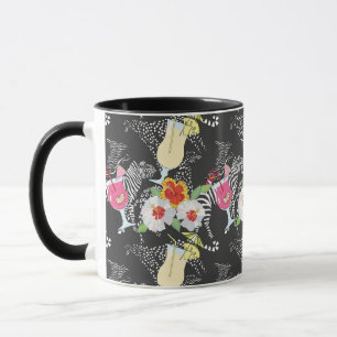 Taza Bebidas tropicales con los animales