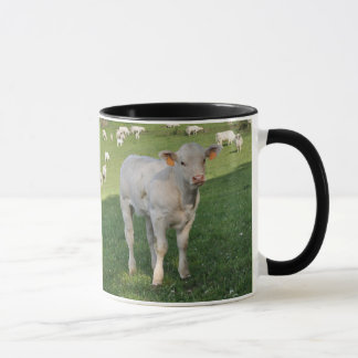 Taza Becerro color crema de Charolais