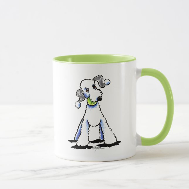 Taza Bedlington Terrier Juguemos (Derecha)