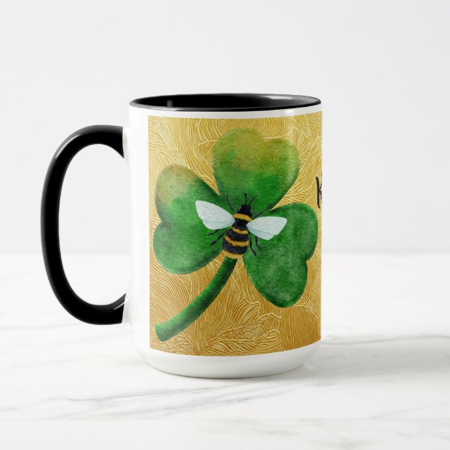 Taza Bee Clover Coffee Mug. (Izquierda)