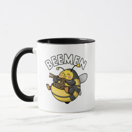 Taza Bee Eating Ramen = BEEMEN