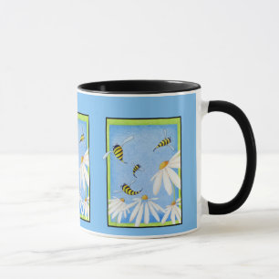 Taza Bee Happy Daisies Mug
