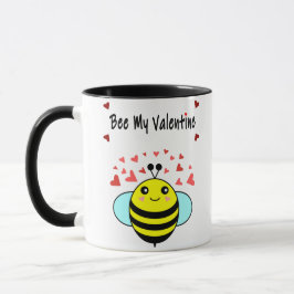 Taza Bee My Valentine - El día de San Valentín Cute Bee