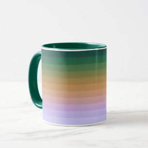 Taza Bei verde gris oscuro degradado suave borroso