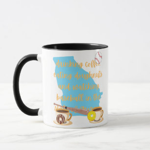 Taza Béisbol, café y donas en Georgia