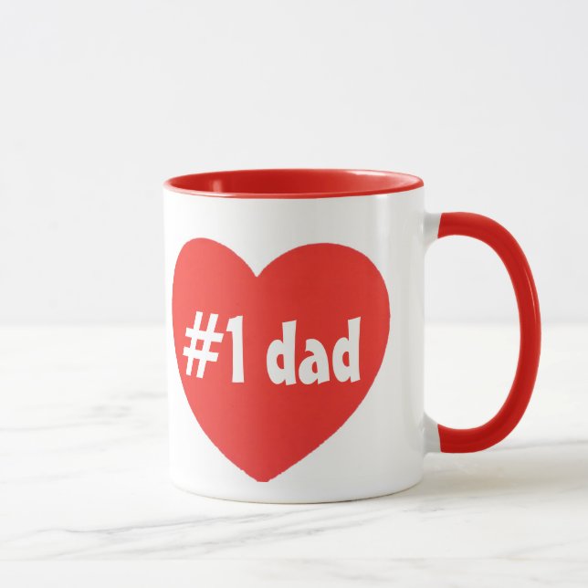 Taza beker de papá número uno (Derecha)