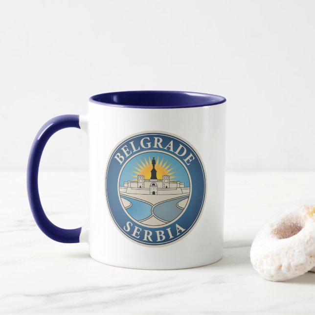 Taza Belgrade Serbia Eastern Europe (Con donut)