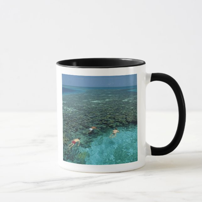 Taza Belice, barrera de arrecifes, arrecife de faro, az (Derecha)