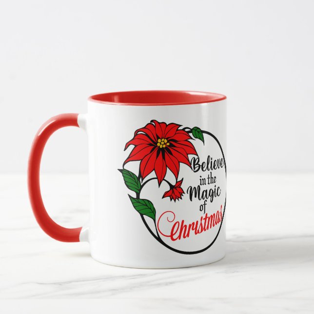 Taza “Believe in the Magic of Christmas” mug (Izquierda)