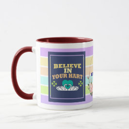Taza Believe in Your Heart Personalized Mug – Colorful