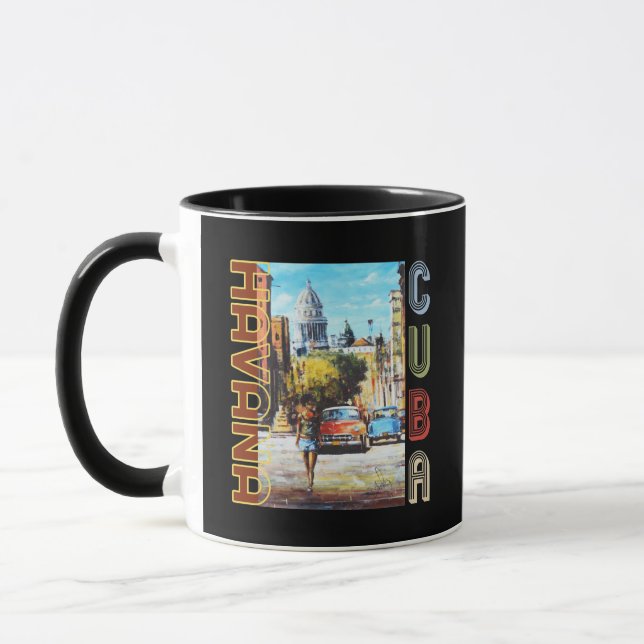 Taza Bella Artes de La Habana Cuba - Capital Nacional (Izquierda)
