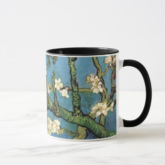 Taza Bella Artes de Van Gogh, un árbol de almendras bri (Derecha)