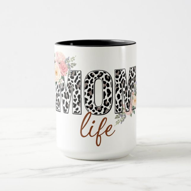 Taza Bella Vida de Mamá Floral (Centro)