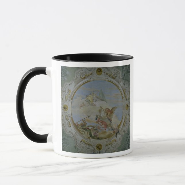 Taza Bellerophon que monta Pegaso, c.1746-47 (fresco) (Izquierda)