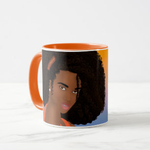 Taza Belleza con poema besada al sol