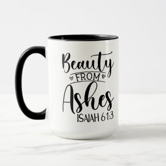 Taza Belleza de Ashes Isaiah 61:3
