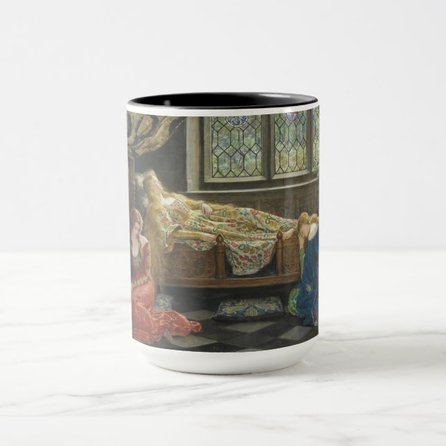 Taza Belleza durmiente (por John Collier) (Centro)